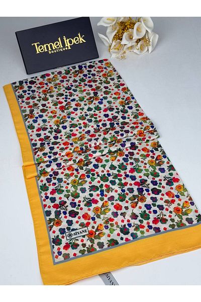 Siyane Patterned Cotton Fabric Shawl 75X190 cm