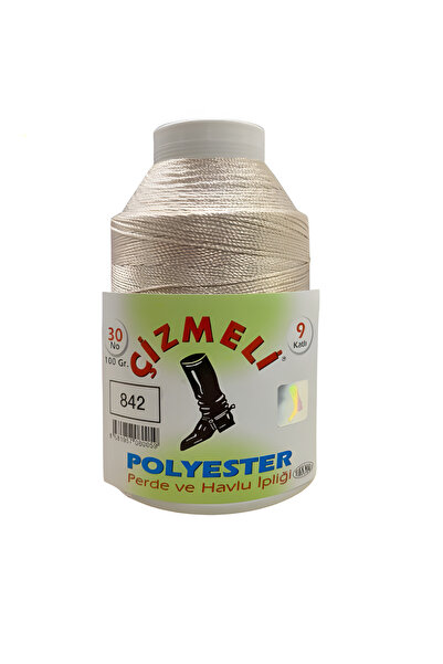 çizmeli Çizmeli Polyester Perde ve Havlu İpliği No:30 100 gr