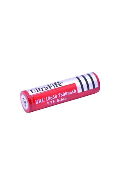 Depox Gh 18650 Battery, 7800 Mah, 3.7 V, Li-ion, Red