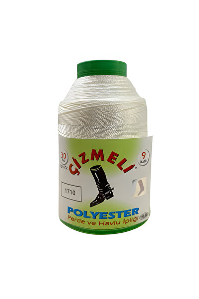 çizmeli Çizmeli Polyester Perde ve Havlu İpliği No:30 100 gr