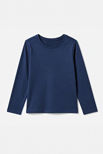 Perendi Μακρυμάνικο μπλουζάκι Indigo Unisex 100% βαμβάκι