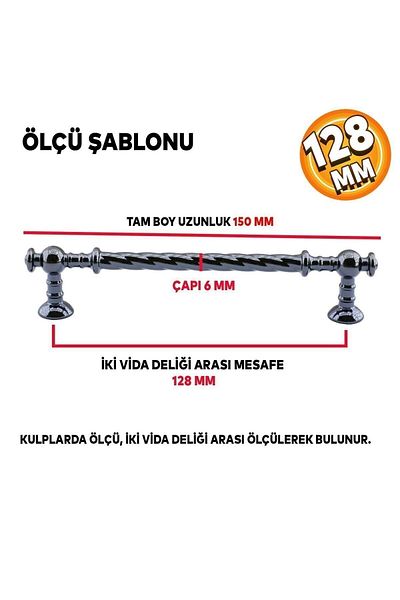 Badem10 Mobilier din metal afumat cu melc (128MM-12.8CM) Mânere pentru dulapuri de bucătărie