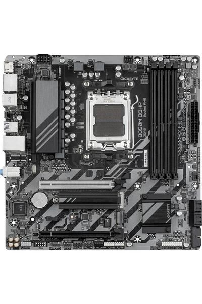 Gigabyte Placa de baza GIGABYTE B850M D3HP, AMD B850, AM5, DDR5, mATX