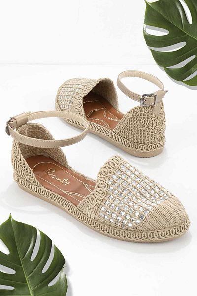 Bambi Hellbraune Damen-Espadrille – K 01823170716