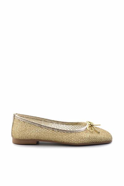 Bambi Gold Glitter Mesh Women's Ballerina Ballet K 01641167522