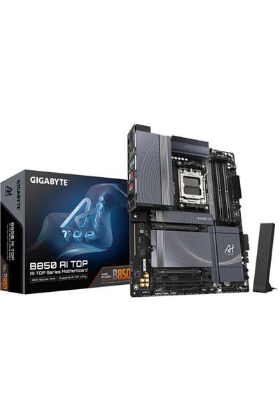 Gigabyte Placa de baza GIGABYTE B850 AI TOP, AMD B850, AM5, DDR5, ATX