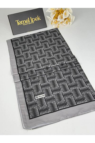 Siyane Σάλι από βαμβακερό ύφασμα με σχέδιο 75x190 cm