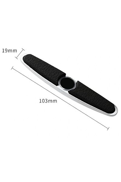 Generic Car Door Edge Protector Trim, Anti-Collision, Durable Metal & PVC, 4-Piece Set for Vehicle