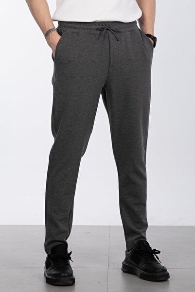 BARRELS AND OIL Skinny Leg Jogger Trousers - Dark Gray
