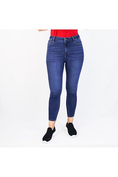 Giordano Women Denim High Waist Slim Tapered