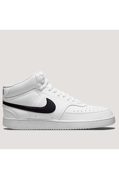Nike Court Vision Mid Nn Dn3577 101 Ανδρικά αθλητικά παπούτσια - Λευκό-μαύρο - 45