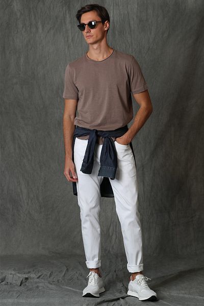 Lufian Ανδρικό μπλουζάκι Junya Basic Earth