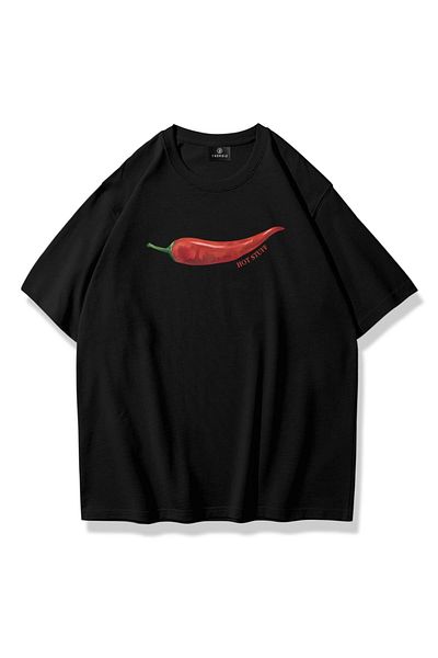 Trendiz Μπλουζάκι Unisex Black Hot Stuff