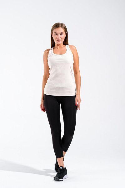 Signature Style 724300 _Women's Swimmer Type Cotton Lycra Flexible Camisole Ribbed Undershirt