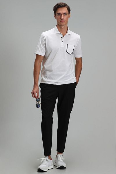 Lufian Pánské polo tričko Hope Smart Off White