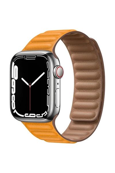 Generic Silicone Magnetic Loop Strap Compatible with Apple Watch Series 10/Ultra 2/9/8/7/6/SE