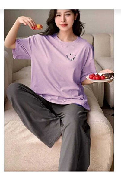 KOZİA OUTDOORS MALOÇBEY تي شيرت أساسي برقبة دائرية للجنسين مطبوع بلون أرجواني