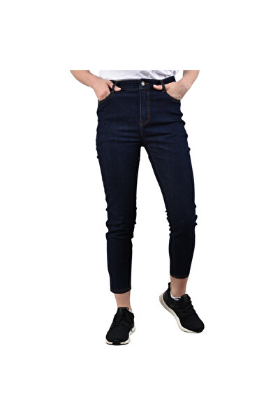 Giordano بنطلون جينز نسائي بخصر مرتفع