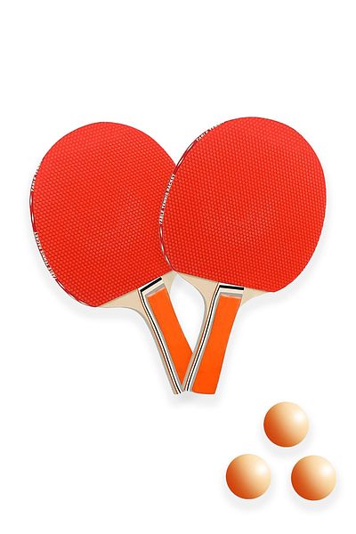Beatitude Table Tennis Racket 2Pcs Table Tennis Paddle Ball Set for Beginners Children Junior Sports Tools