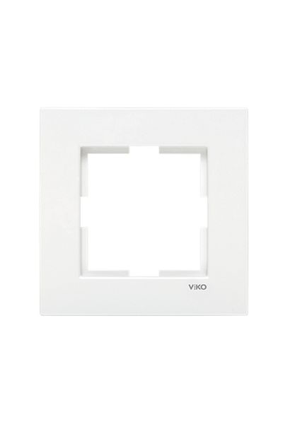 VİKO Viko - White Single Karre Socket Frame