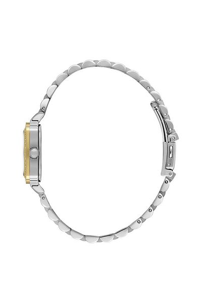 Bigotti Bg.1.10599-4 Square Dial Stone Design 3 Atm Waterproof Metallic-Gold Color Women's Wristwatch
