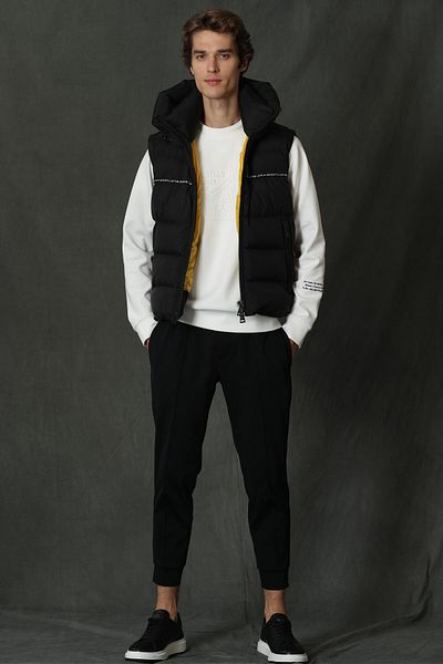 Lufian Josef Goose Feather Men's Vest Black