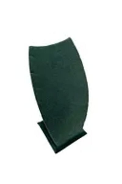MeGass Dekor Domestic Production Dubai Model Suede Fabric Green Color 18/9 cm Necklace - Chain Footed Stand
