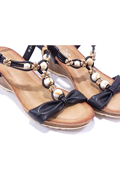 Guja 25Y151-5 Sandale cu eșarfă cu margele (mucegaiul este mai mic cu o mărime)