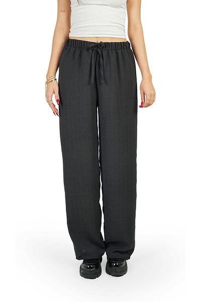 Cherry Lane Black Linen Summer Trousers