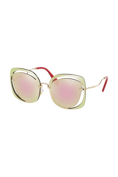 Miu Miu Gold Sunglasses 54SS