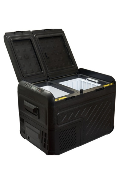 Genos ARAÇ BUZDOLABI ÇİFT KAPAKLI 12V-24V-220V 45LT