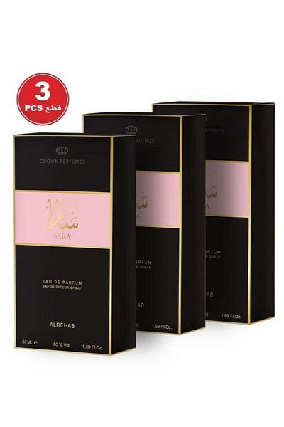 ALREHAB Sara Perfume 50ml - 3 pieces