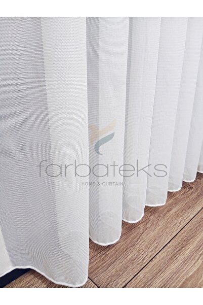 Taç Exculusive Rana Does Not Want Ironing, Wrinkle-Free Plain 3 Layer Pleated Tulle Curtain