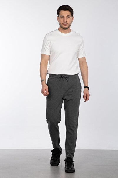 BARRELS AND OIL Skinny Leg Jogger Trousers - Dark Gray