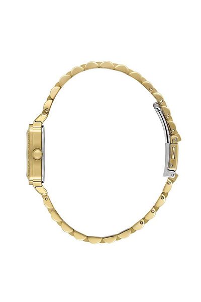 Bigotti Bg.1.10599-2 Square Dial Stone Design 3 Atm Waterproof Gold Color Women's Wristwatch