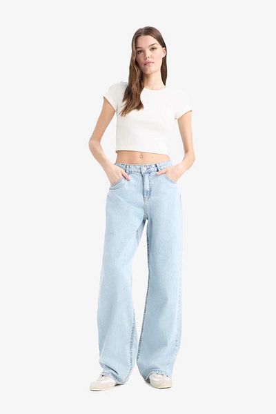 DeFacto Light Blue Women's Jean Pants E1701Ax/Nm39