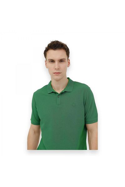 lumberjack Ct953 101079283   Ανδρικό μπλουζάκι Basic Polo Green