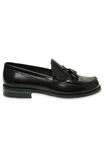 TETRİ Tetri 1200 Genuine Leather Loafer Black Men's Shoes
