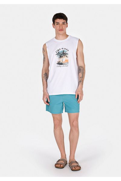 Colin's Slim Fit Απλό Ανδρικό Μπλε Μαγιό Σορτς
