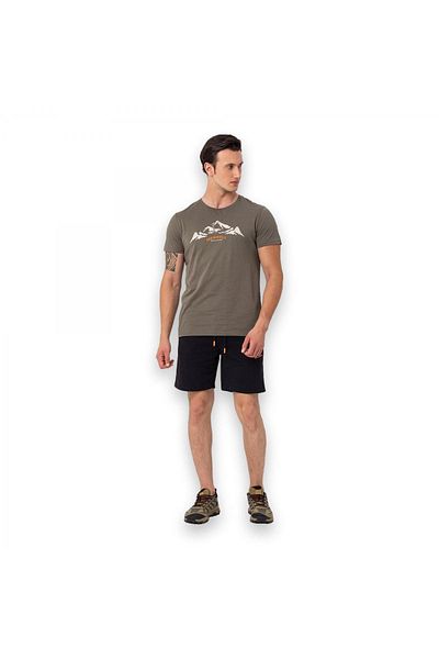 Merrell Taurus m Short Sleeve Khaki Men's T-Shirt