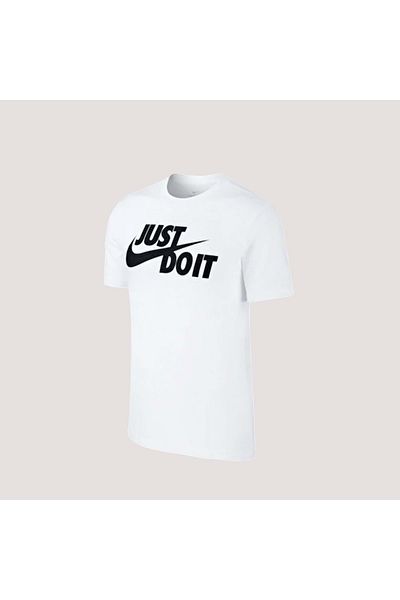 Nike Μπλουζάκι Just Do It Ar5006-011 Ανδρικό Tshirt M Λευκό