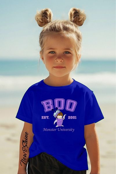 New Shine 1 tricou este un cadou pentru achiziții de 6 și mai sus în coș - Tricou pentru copii supradimensionat cu imprimeu Boo