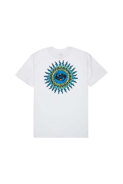 Quiksilver Ανδρικό λευκό μπλουζάκι Home Beach Blast Ss Eqyzt08046-908