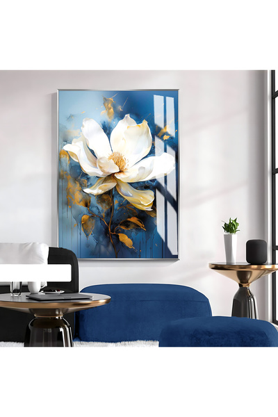 Harika bir ev HARİKABİREV | DESIGN DE FLORI ALB-ARĂSTĂNATE 01 | TABLĂ DE STIC...