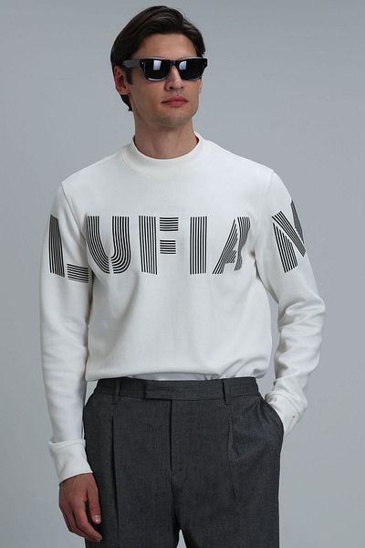 Lufian Ανδρικό φούτερ Todillo Off White