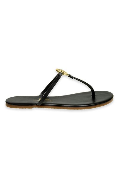 Tkees Tk-2112 Classic Buckle Flip Flops Black Women's Slippers