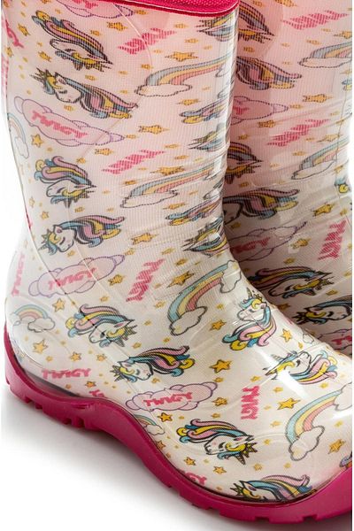 Twigy Nn0607 Rain White Παιδικές Μπότες
