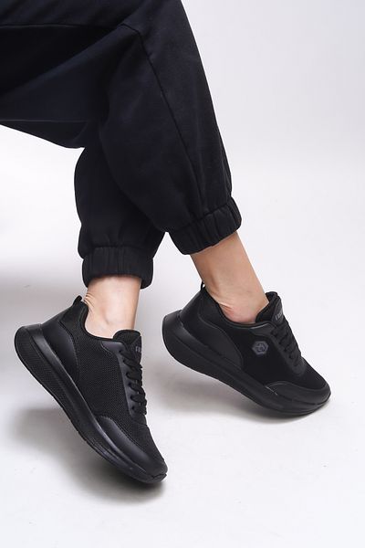 Riccon Tenis Wydeyr pentru femei 001215   Negru Negru