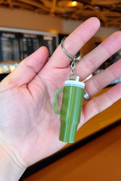 figurio Green / Argent Sherman Chain Thermos Key