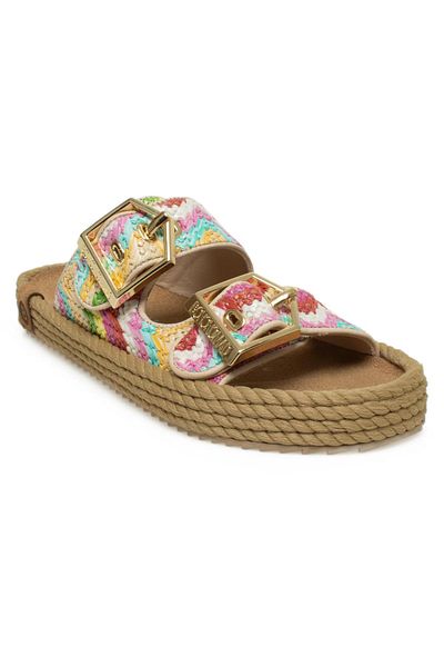 Bohonomad Papuci Sydney-z Wicker Multicolor pentru femei